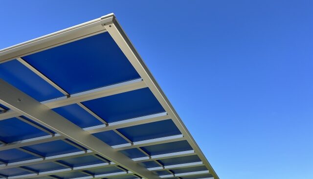 晴天とカーポートパネル２